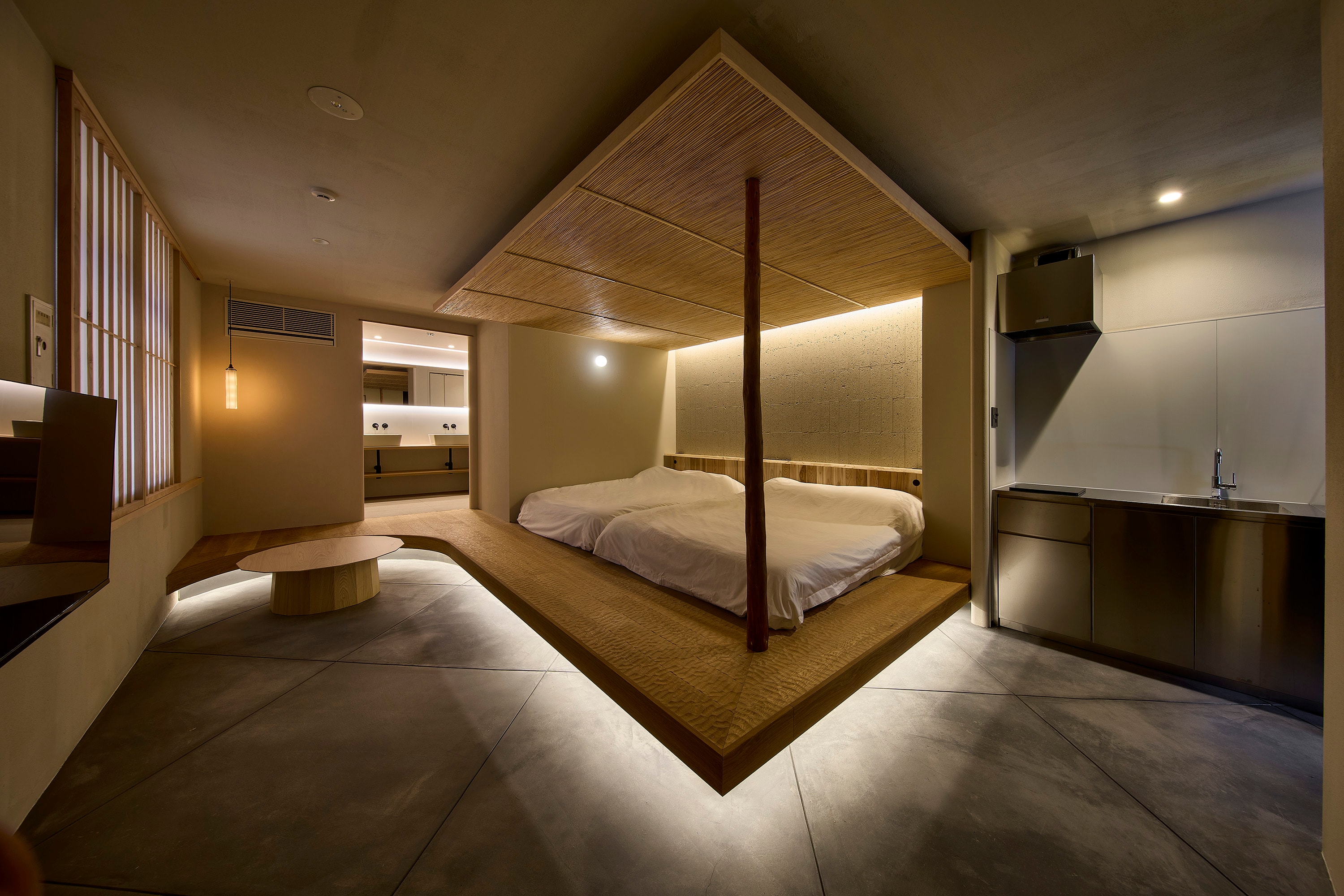 複数のベッドを備えた HOTEL MATOMA ANNEX の客室